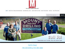 Tablet Screenshot of mountdrilling.com